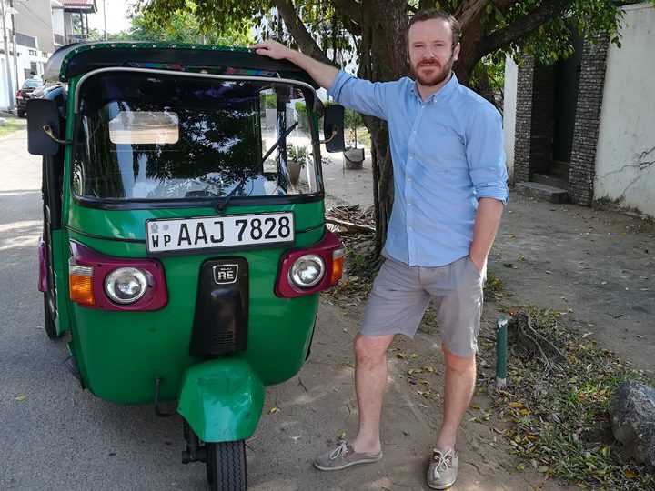 Olivier et son Tuk-tuk