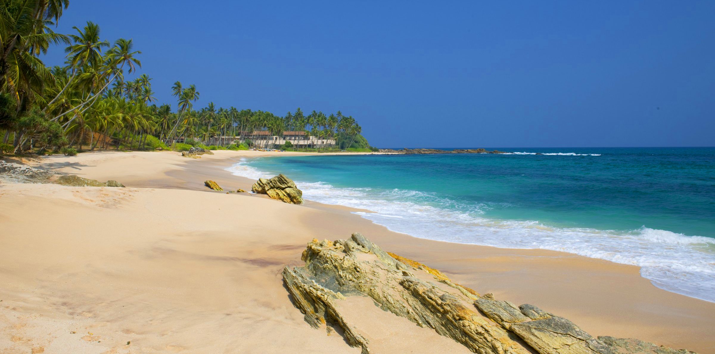 Plage, eau bleue