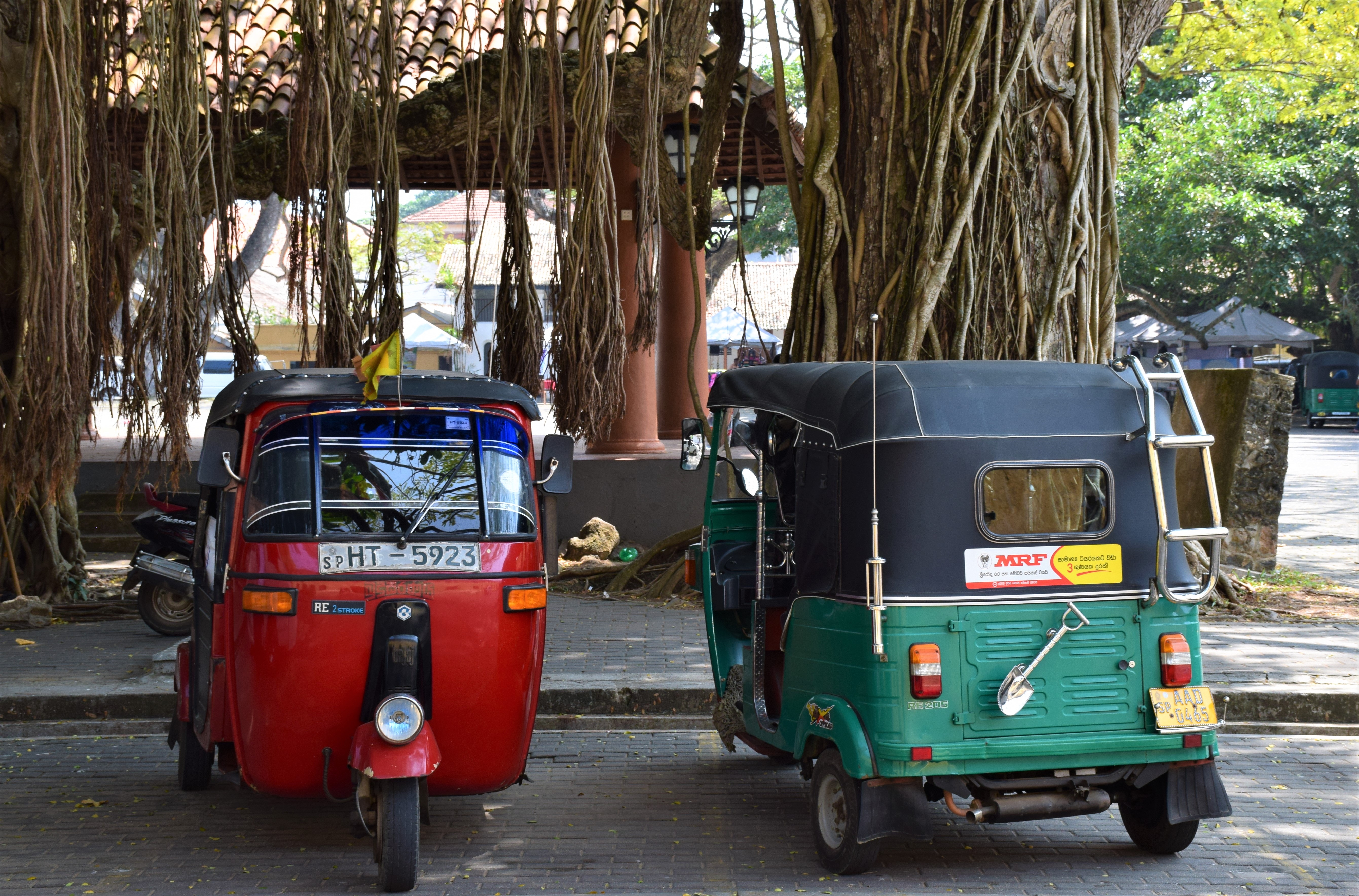 Tuk-tuks à Galle