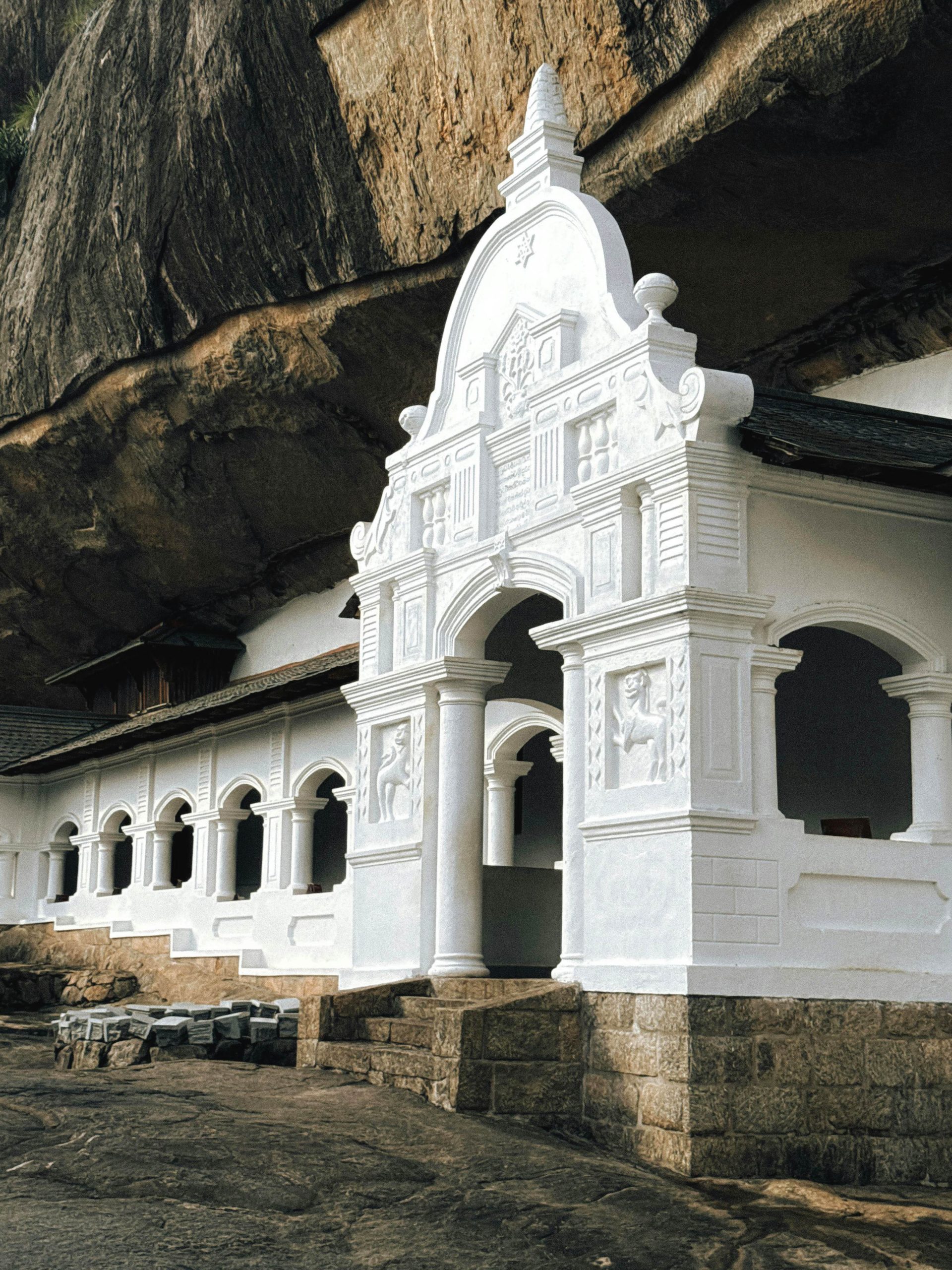 Temple d'Or de Dambulla, monastère rupestre au Sri Lanka