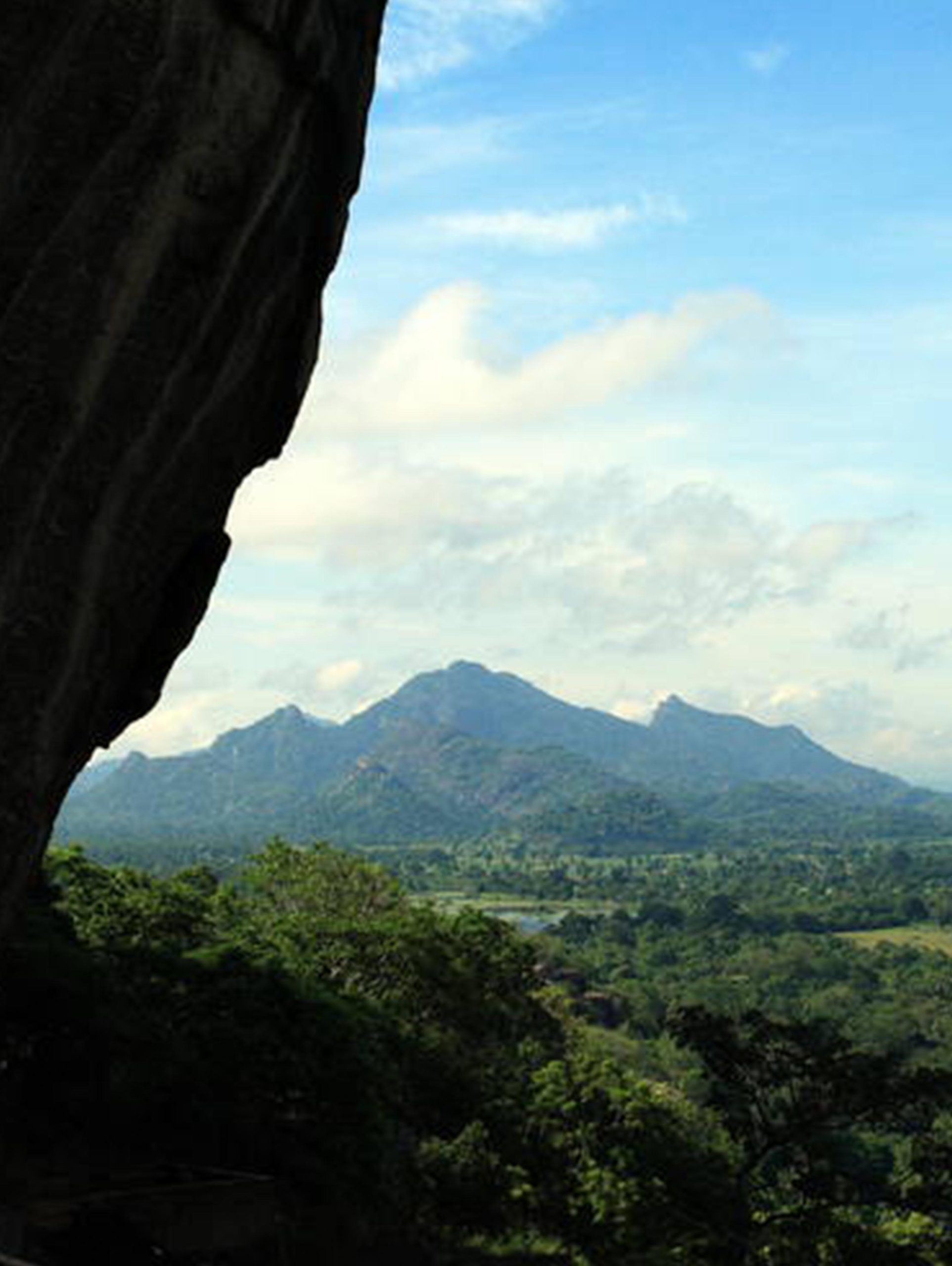 Vue sur les Hauts plateaux du centre de Sri Lanka