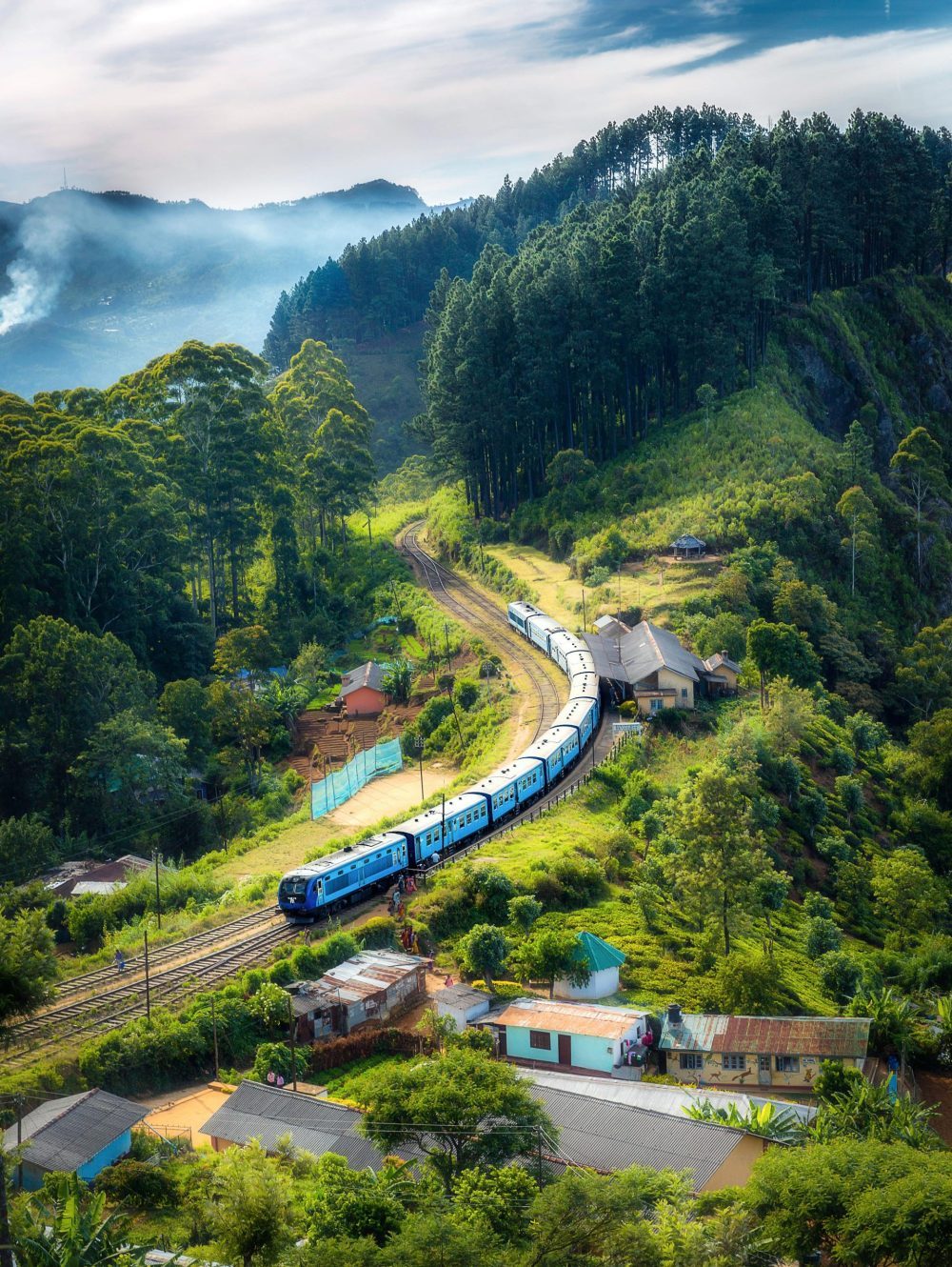 Gare sri lanka, gens sur les voies